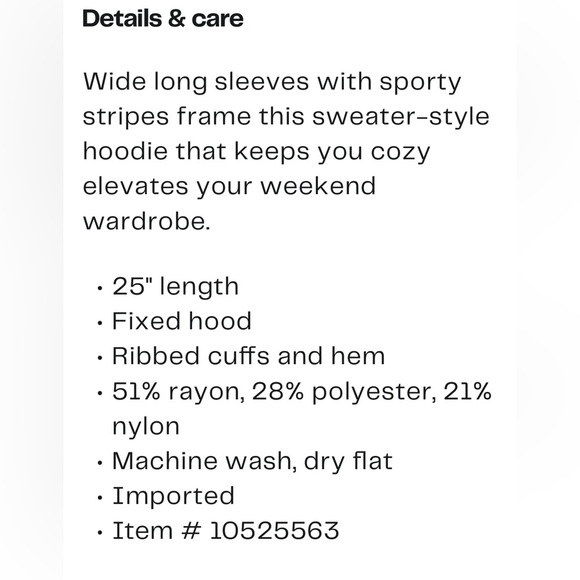 New! Max Studio Black Fine Gauge Hoodie Women’s size Large - Picture 2 of 15